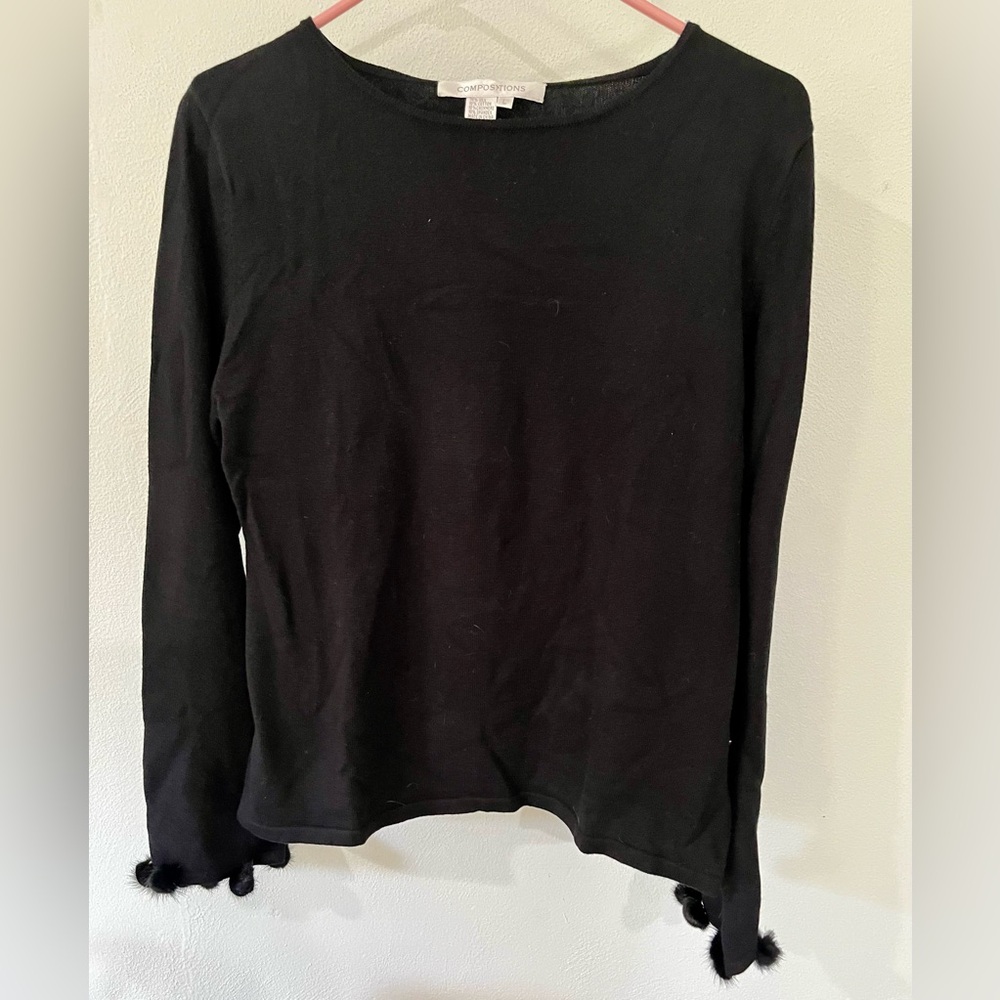 Compositions silk/cashmere sweater L
